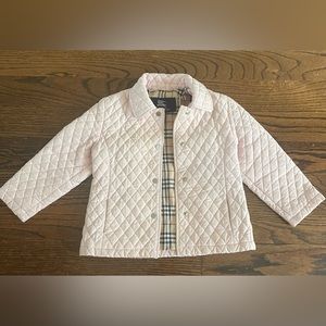 Burberry light pink 4T jacket